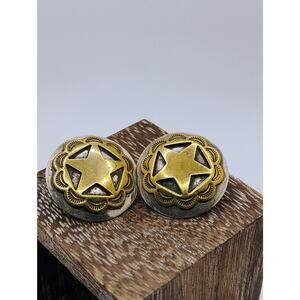 Vintage Lone Star Silver Earrings